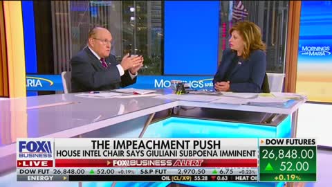 Fox's Bartiromo gets to the bottom of whistleblower facts with Giuliani