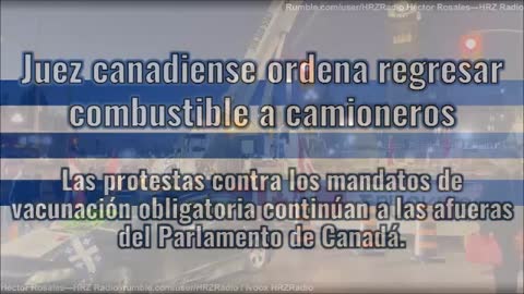 Juez ordena regresar combustible a camioneros en Canadá