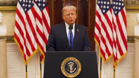 President Trump delivers his farewell address to America