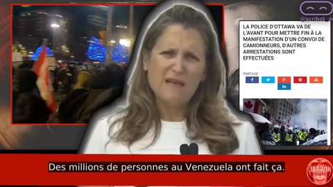 Naziland parle de démocratie en soutien au Vénézuela.