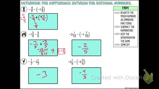 Informal Geometry Add and Subtract Fractions with Like denominators