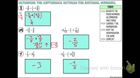 Informal Geometry Add and Subtract Fractions with Like denominators