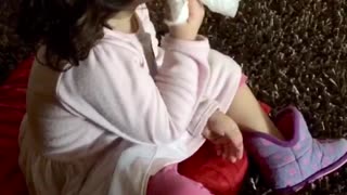 You’re Ruining My Day Mom! Cute Toddler in Funny Conversation with Mom