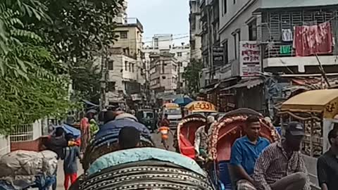 Dhaka city traffic