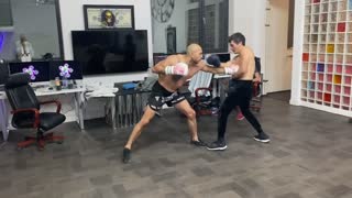 Andrew Tate & His cousin Boxing