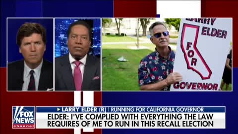 Larry Elder blocked from running for CA Governor.