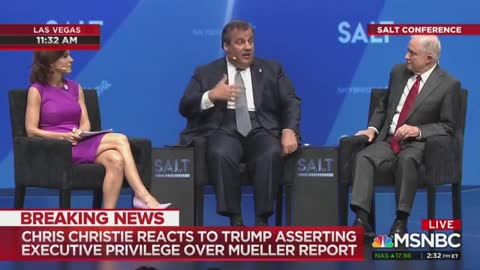 Mueller report discussion between Chris Christie and MSNBC host turns nasty