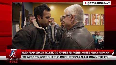 Vivek Ramaswamy Talking To Former FBI Agents On His Iowa Campaign