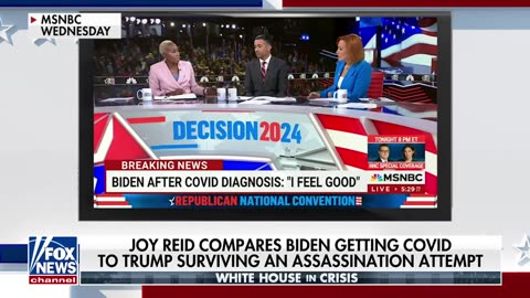 Joy Reid compares Biden getting COVID to Trump surviving assassination attempt