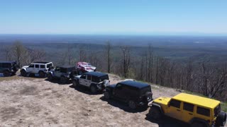 Drone footage from Lady Jeepers 2024 at Windrock Park