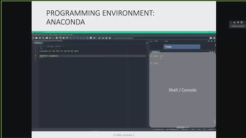 Lecture 1: Introduction to CS and Programming Using Python