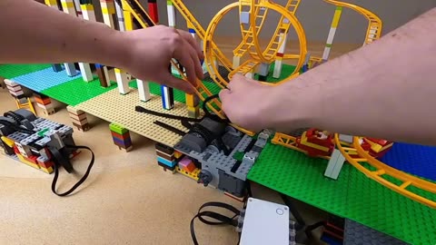 Roller Coaster DIY Lego Crafting Satisfying Short 14