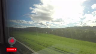 BEAUTIFUL TRAIN RIDE FROM #LILLEHAMMER TO #DRAMMEN #NORWAY - RELAXING - 4K NATURE - PART 1