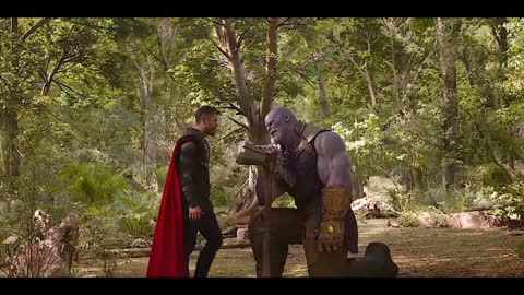 THOR VS THANOS 🔥 || THOR FIGHTING SCENE || marvel infinity war