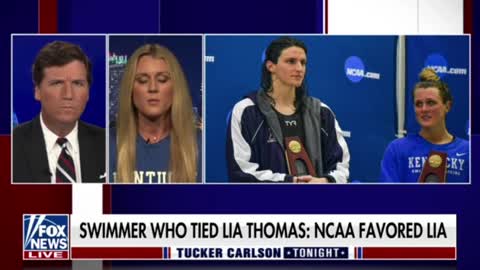 A swimmer suggests that the NCAA is favoring Lia Thomas