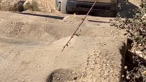 Cyber Truck Fails On Small Incline