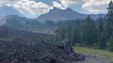 Central Oregon - Three Sisters Wilderness - Entering the Volcanic Zone