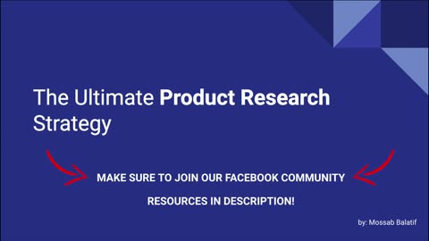 The Ultimate Product Research Strategy | How To Find Hot Products To Sell