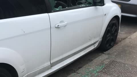 Cars Keyed and Windows Shattered at Mall in Liverpool