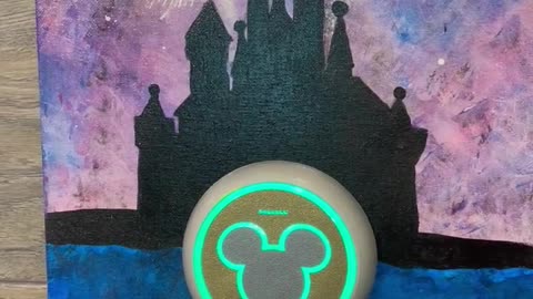 Disney Castle Live Painting Magic Band Scanner!