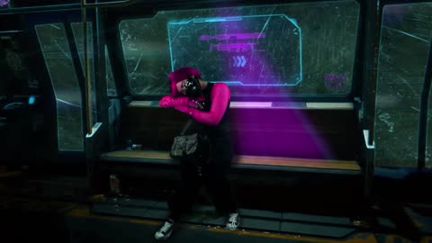 Immersive Cyberpunk ASMR 📡🎅Ho-Ho-Holo-day Trip on the CyberTrain ( Train Ride Personal Attention)🎵