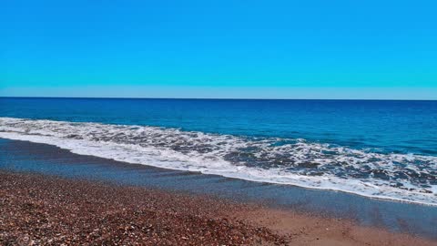 abeautiful view of beach with blue waters