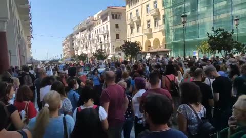 Greek Medics Protest Against Mandatory Jab - Thousands Suspended from Work