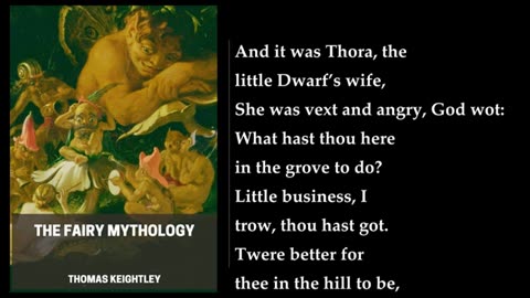 The Fairy Mythology (1-2) 💚 By Thomas Keightley. FULL Audiobook