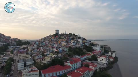 🇪🇨 Malecón of GUAYAQUIL, ECUADOR from a DRONE