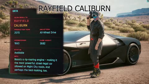 Fastest Car in Cyber Punk 2077 - Hypercar Comparison