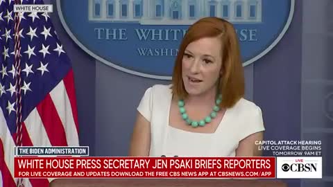 Jen Psaki Refuses to Give Names of White House Officials Who Got COVID