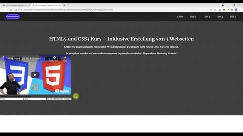 Erstellen einer Online Marketing Landingpage mit HTML 5 und CSS 3 inklusive Video und Call to Action