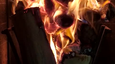 Ignite the firewood