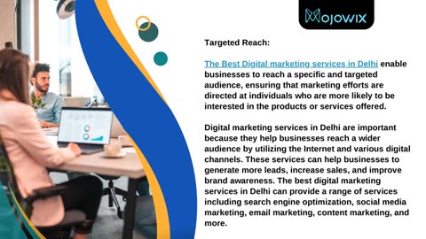 The Best Digital Marketing Services in Delhi | Digital Marketing Company | Mojowix |