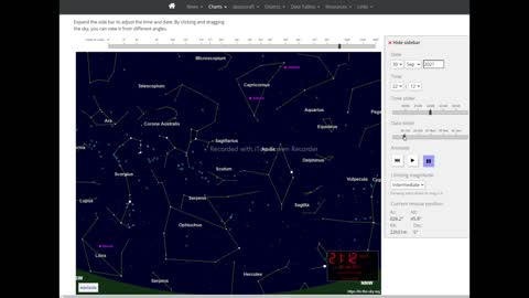 2021-09-03 Venus Elongation 09 - Simulation