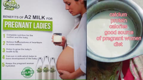 Benefits of milk for pregnant women