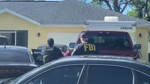 Major police and FBI activity at Brian Laundrie home