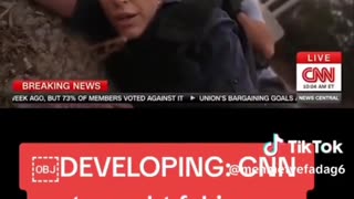 Unbelievable, CNN was caught faking an attack from Hamas in Israel