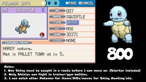 Pokémon FireRed, but I need to catch a Shiny to leave a Route #2 *STREAM ARCHIVE*