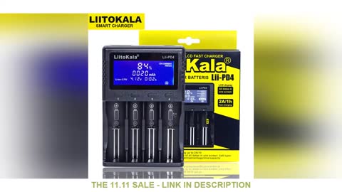 New LiitoKala Lii-500 PD4 PL4 402 202 S1 S2 Battery Charger for 18650 26650 21700 AA AAA 3.7V/3.2V