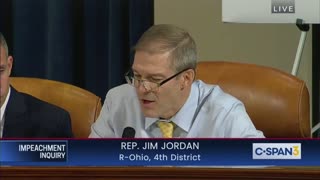 Jim Jordan Goes Off on Dems, Explains Why Trump Withheld Aid