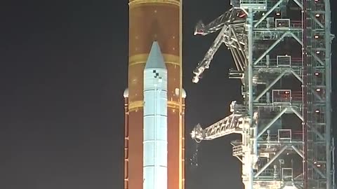 NASA's Artemis I Rocket Launch from Launch Pad 39B Perimeter