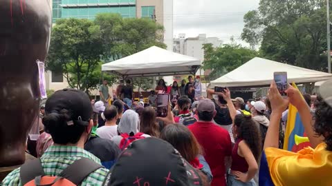 Protesta en San Pío 8M