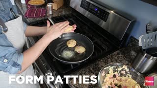 Leftover Ham Cauliflower Fritters with Elissa the Mom | Rare Life