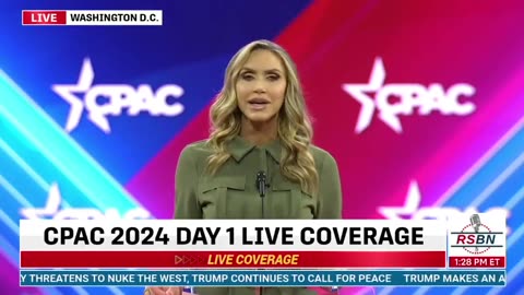 “We will NEVER stop fighting for this country.” — Lara Trump at CPAC 2024