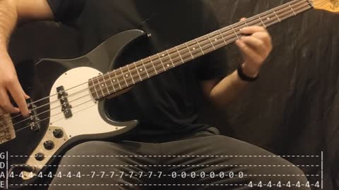 Bloodhound Gang - The Ballad Of Chasey Lain Bass Cover (Tabs)