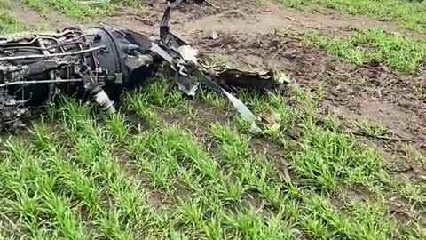 Shot down Ukrainian Mi-8 #26
