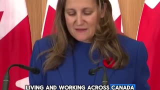 Chrystia Freeland Speaking on Alberta CPP Exit Proposal