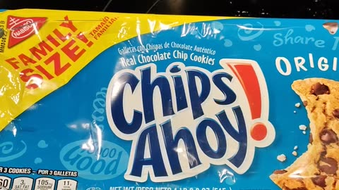 2nd Eating Of Nabisco Family Size Chips Ahoy! Real Chocolate Chip Cookies, Dbn, MI, 10/16/23