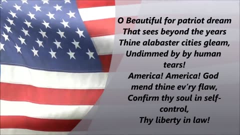 America The Beautiful (Lyrics)